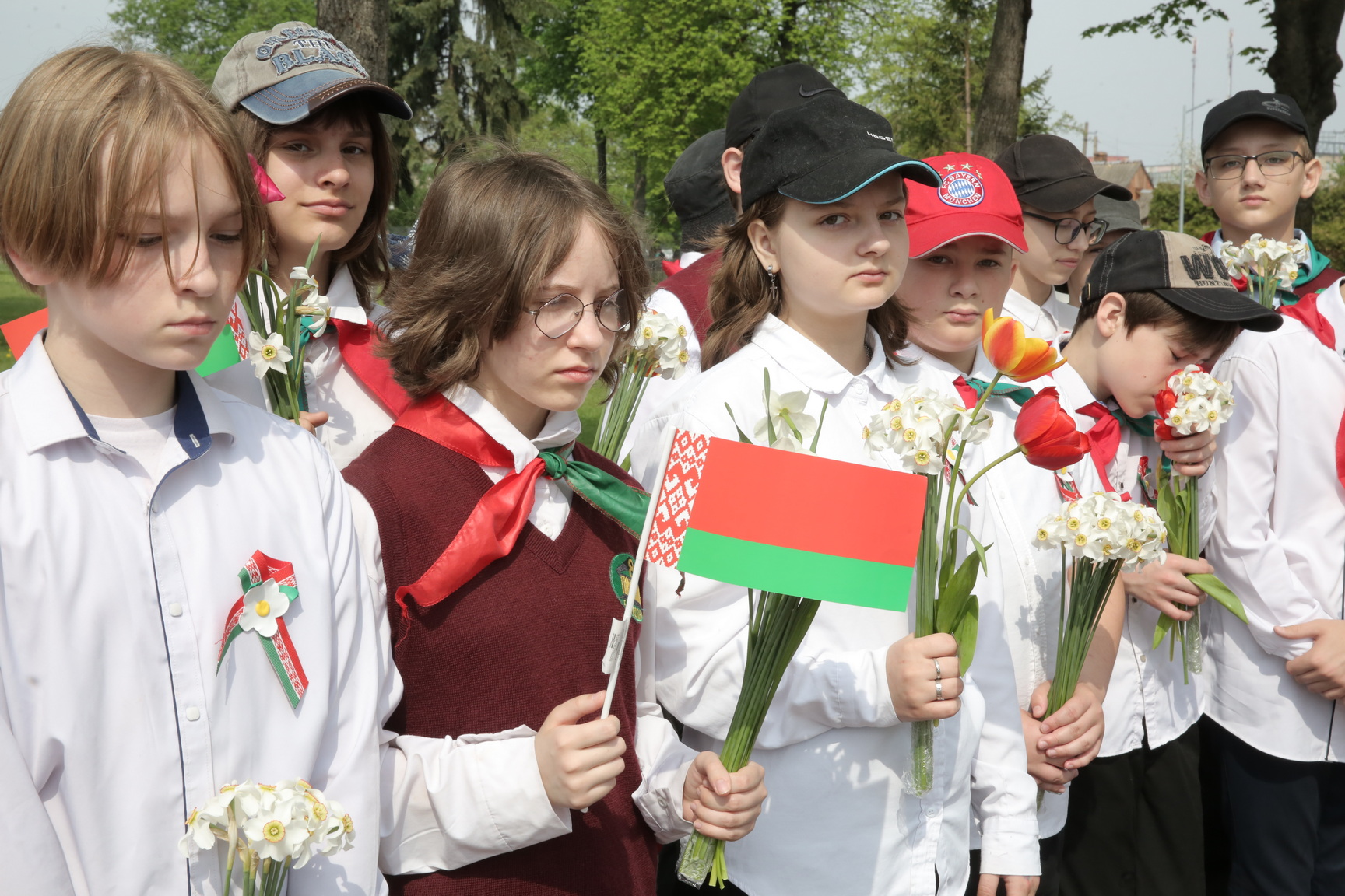 Участники митинга