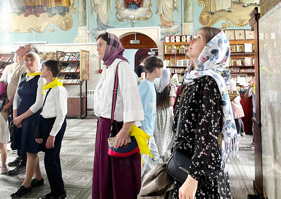 В соборе Святой Живоначальной Троицы в г.Жлобине
