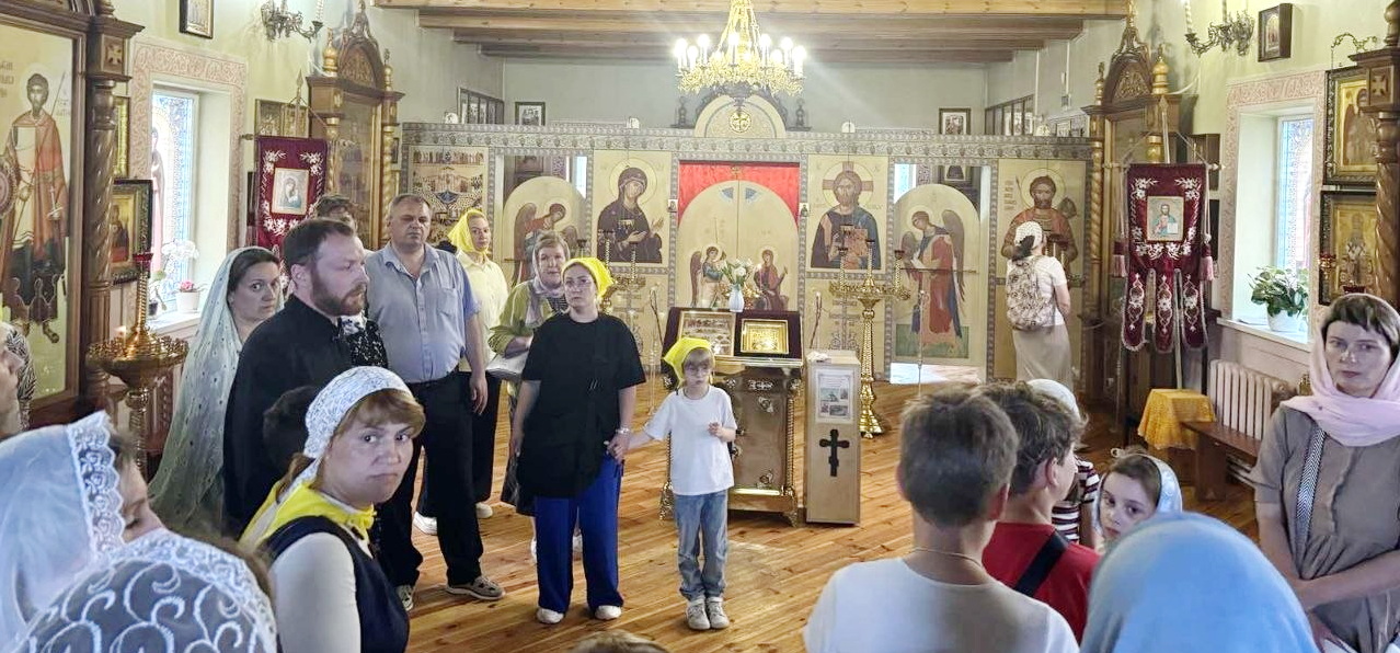 В храме святого мученика Иоанна Воина