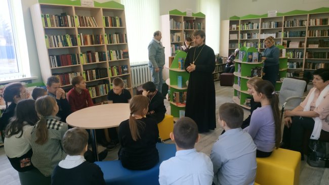 В библиотеке